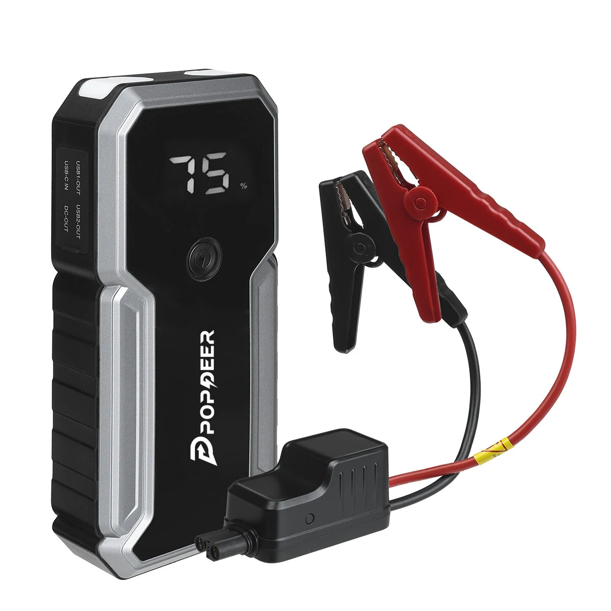 POPDEER PD-J02 4000A Jump Starter with QC 3.0 Fast Charging for 10.0 Gas/8.0L Diesel