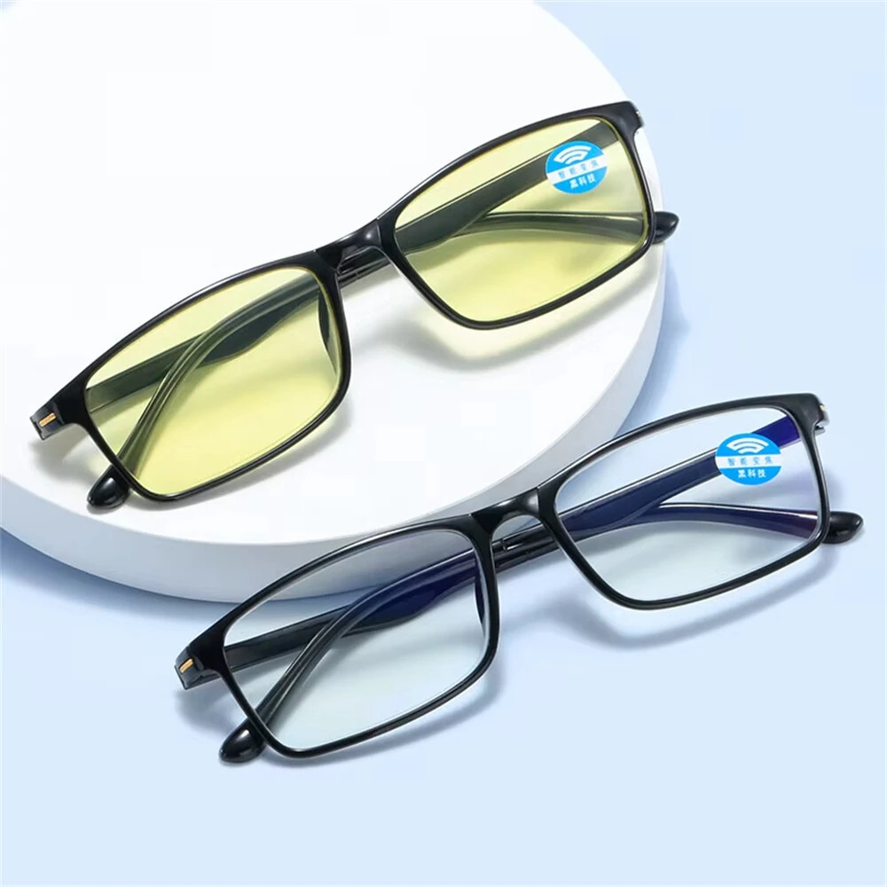 Auto Zoom Reading Glasses Adjust Hyperopia Glasses Can Be Used From 100 To 600 Anti-Blue Light Night Vision/Transparent Presbyopia Eyeglasses