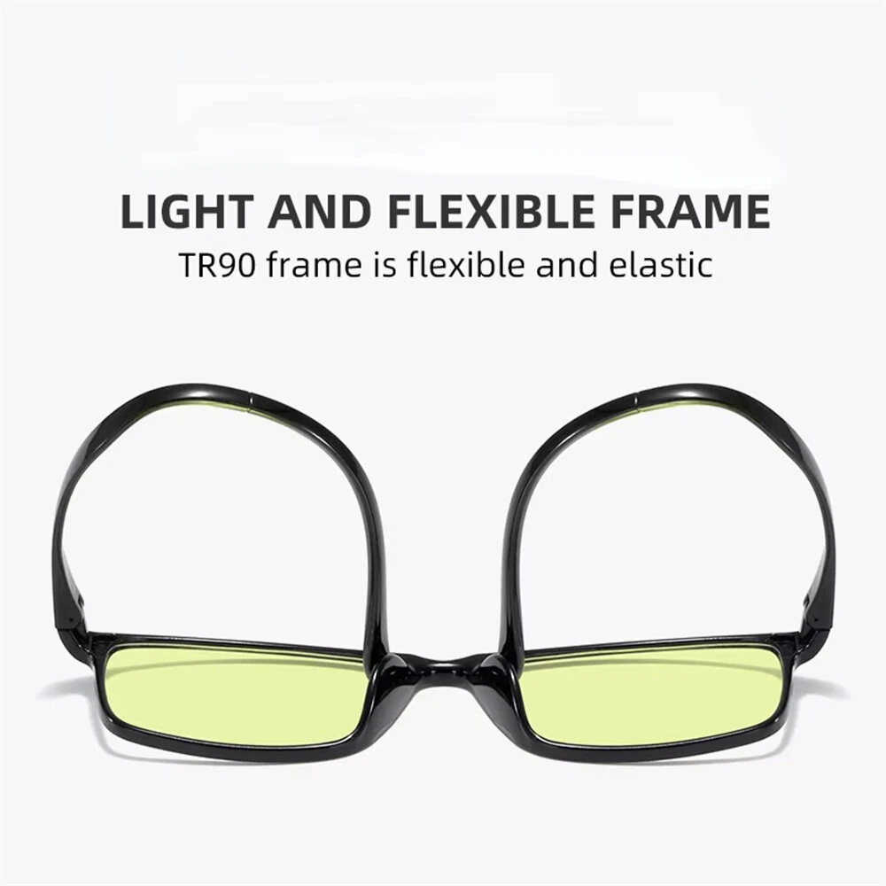 Auto Zoom Reading Glasses Adjust Hyperopia Glasses Can Be Used From 100 To 600 Anti-Blue Light Night Vision/Transparent Presbyopia Eyeglasses