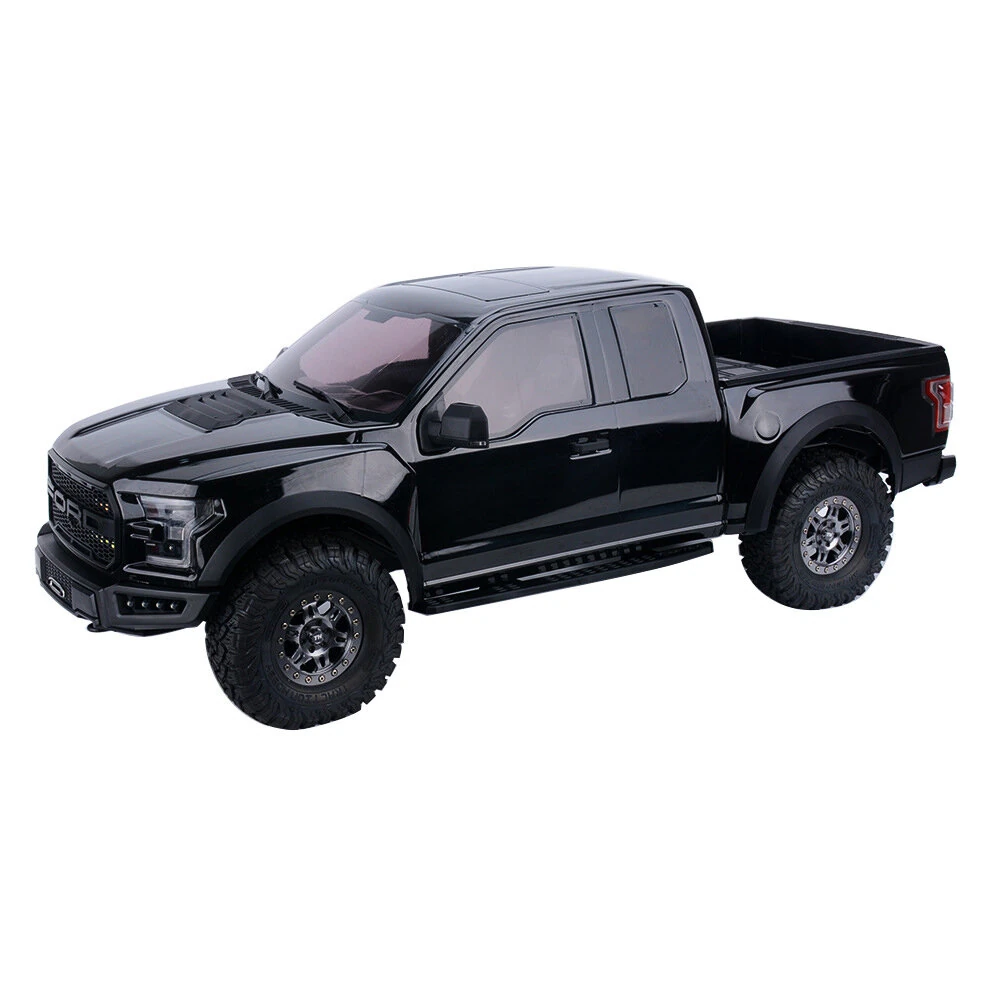 Traction Hobby KM 1/8 2.4G 4WD for Ford F150 RC Car Rock Crawler Off-Road Climbing Pickup Truck Differential Lock LED Light Mountain Vehicles Models Simulation Electric Remote Control Toys