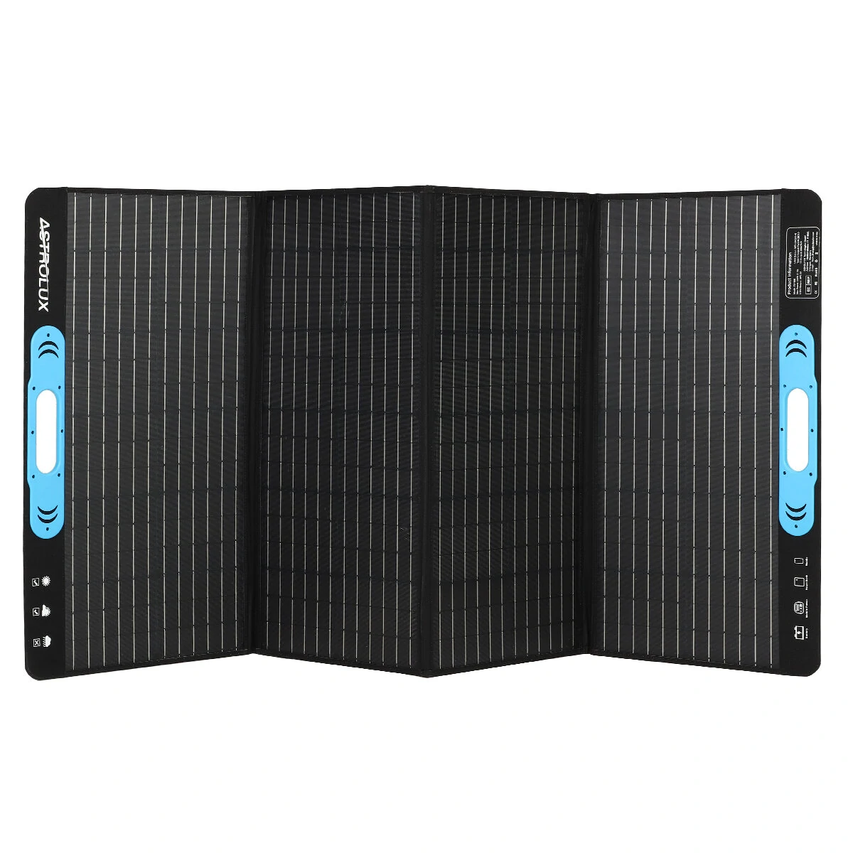 [EU Direct] Astrolux® FSP200 18V 200W Foldable Solar Panel Portable Solar Battery Charger With USB DC Multi-Contact 4 Multi-Output for Power Station Tablet Phones Flashlight Camping Van RV