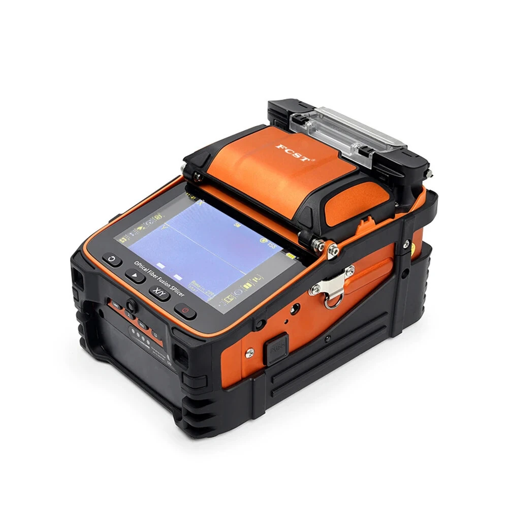 SIGNAL FIRE 9IN1 Orange Fusion Splicer AI-9 Fiber Optic Fusion Splicing  machine 6 Motors 5s Splicing Time Bluetooth TFT Display Fiber Optic Cable Splicing Machine
