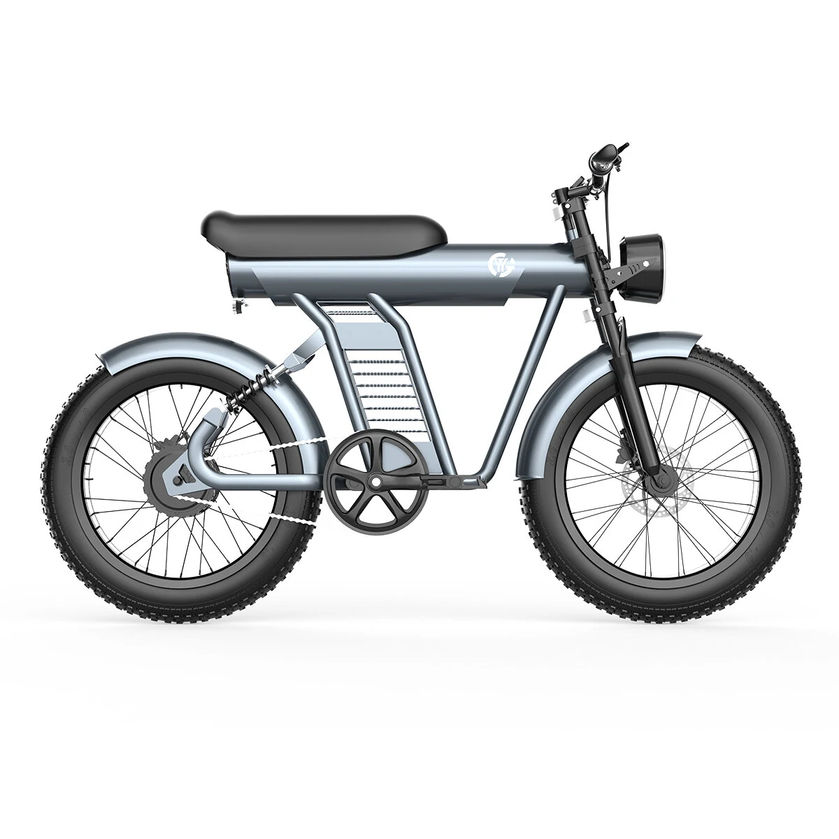 [EU Direct] YYG ZM21 Electric Bike 48V 20AH Battery 1200W Motor 20*4.0inch Double Oil Brake 55-65KM Max Mileage 150KG Max Load Electric Bicycle