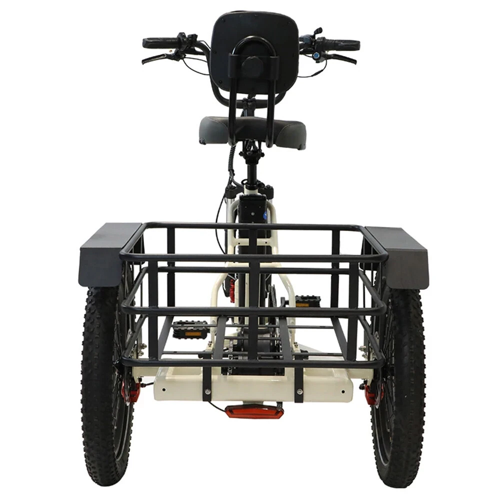 [EU Direct] Refurbished ONESPORT OT30 Electric Tricycle Cargo 48V 13Ah Battery 500W Motor 20inches Tires 80KM Max Mileage 180KG Max Load Folding Electrc Bike