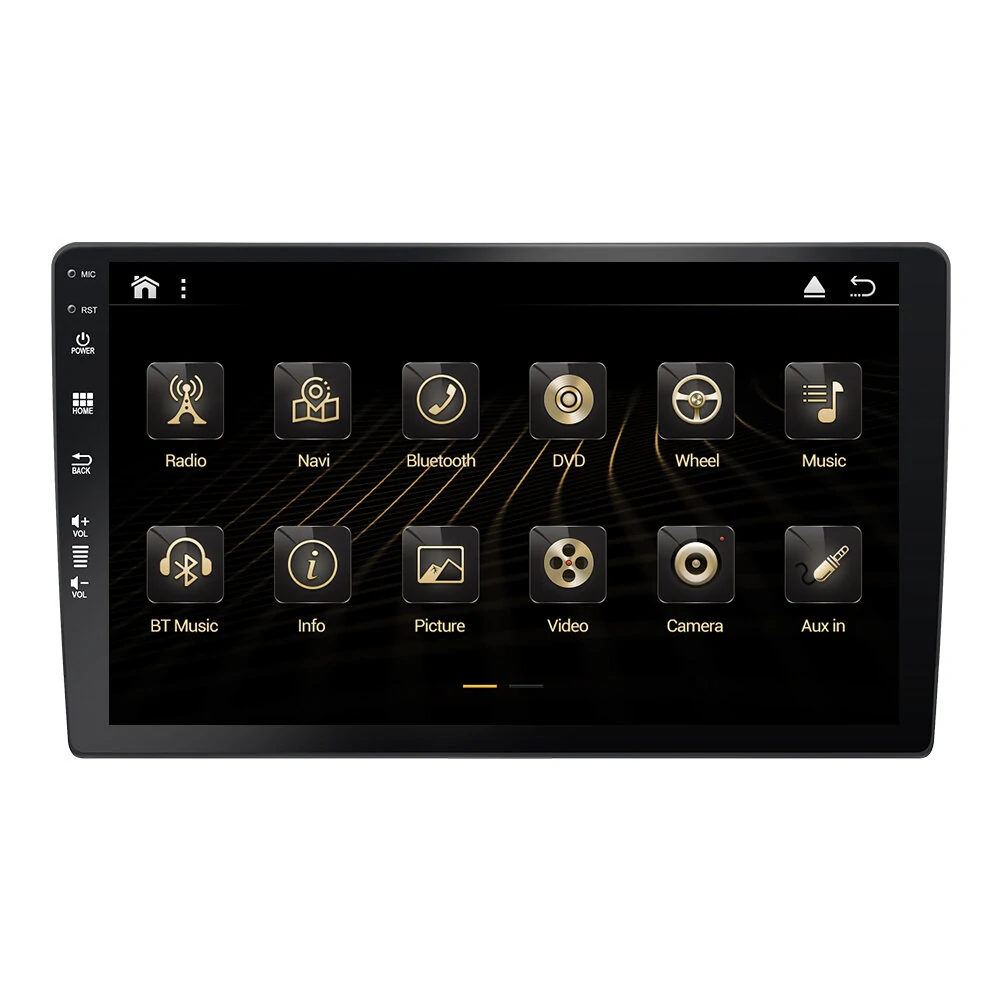 YUEHOO 9 Inch 2Din Car Central Control MP5 Player Touch Screen Panel Android 12 Operating System FM Stereo YH-D04