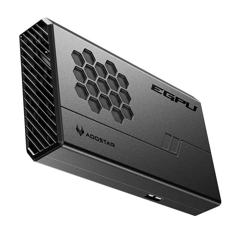 AOOSTAR XG76XT EGPU Dock with Oculink USB4 Port 8GB GDDR6 RDNA3 Architecture AMD Radeon RX 7600XT Graphene Cooling EGPU Expansion Card