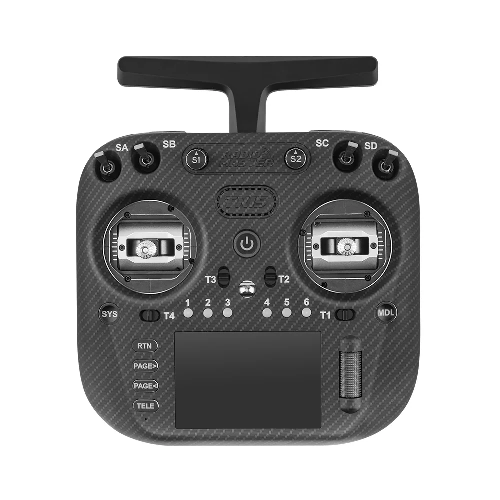 Radiomaster TX15 Max Built-in 2.4GHz/900MHz ELRS 16CH Radio Controller with AG02 CNC Hall Gimbal 3.5-Inch High-Visibility Color Touchscreen for FPV Racer Drones