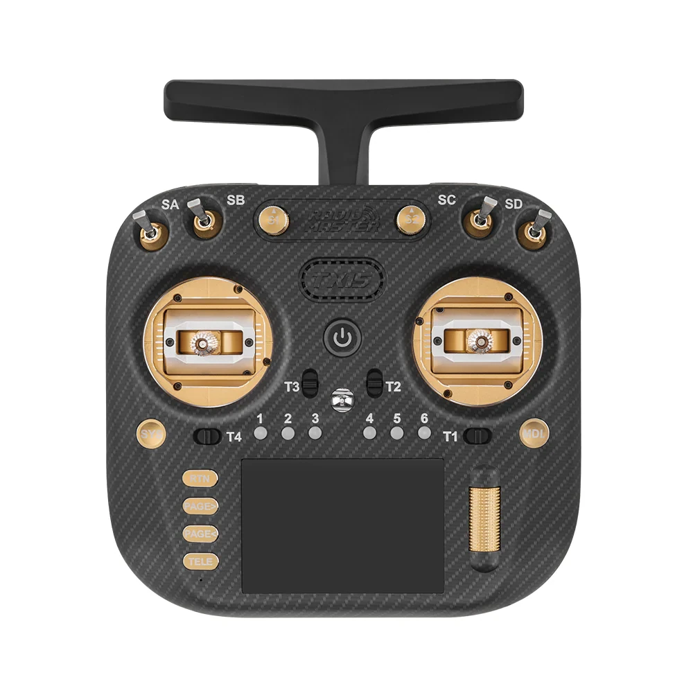 Radiomaster TX15 Max Built-in 2.4GHz/900MHz ELRS 16CH Radio Controller with AG02 CNC Hall Gimbal 3.5-Inch High-Visibility Color Touchscreen for FPV Racer Drones