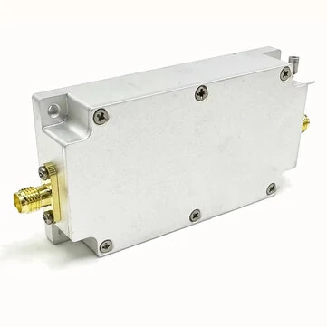 1.2-1.6GHz RF Power Amplifier Module 12W Output 40dB Gain SMA Connector High-Frequency Amplifier Board for Wireless Communication Applications