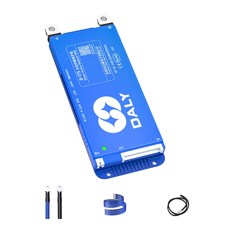 DALY Smart BMS Active Balance WiFi BMS Built-in bluetooth+RS485+CAN 4S-24S 40A/60A/80A/100A Lifepo4 Li-ion CANBUS BMS for Lithium Battery