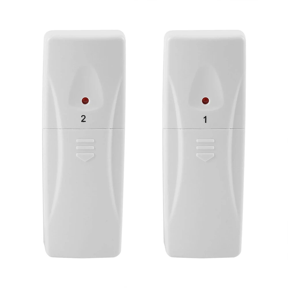 Home Indoor Wireless Digital Audible Alarm Refrigerator Thermometer with 2PCS Sensor Min/Maximum Display
