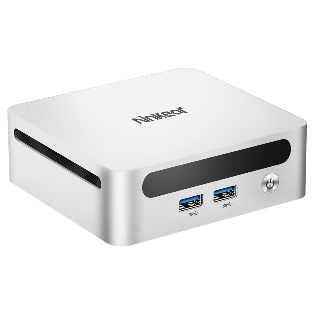 Ninkear N4 Mini PC AMD Ryzen 5 4600H 6 Cores 12 Threads 16GB RAM 512GB SSD WIFI 6 BT5.2 4K Triple Output HD Type-C Windows 11 Mini Gaming Computer