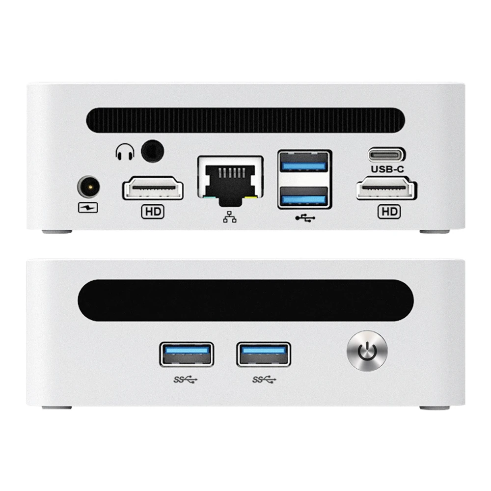 Ninkear N4 Mini PC AMD Ryzen 5 4600H 6 Cores 12 Threads 16GB RAM 512GB SSD WIFI 6 BT5.2 4K Triple Output HD Type-C Windows 11 Mini Gaming Computer