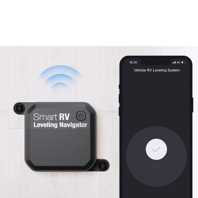 Xparkle Smart RV Leveling System bluetooth Wireless Control RVS01 Real-Time Precise Leveling Measurements Advanced Wireless Camper Leveler