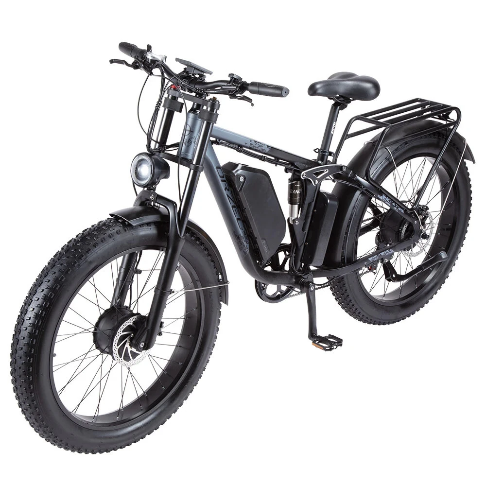 [EU DIRECT] ORZEL Ebike K17 48V 25AH 1000W*2 Dual  Motor 26 Inch Tire Electric Bicycle 90-120KM Mileage Range Max Load 150KG ORZEL Ebike K17