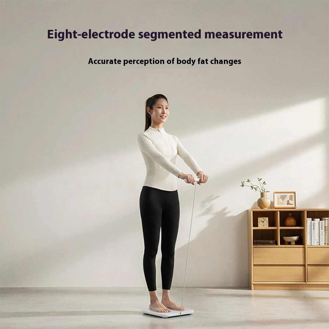 XIAOMI Mijia S800 8-Electrode Bluetooth Smart Body Fat Scale 0.1~150kg with BIA 40 Health Metrics For Home Fitness& Nutrition Management