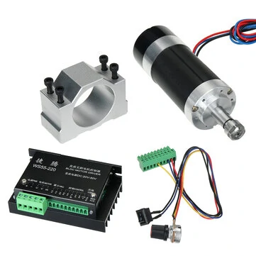 MACHIFIT ER11 48V DC 500W High-Speed Cooling Brushless Spindle Motor for Engraving PCB Drilling, Low Noise, High Torque