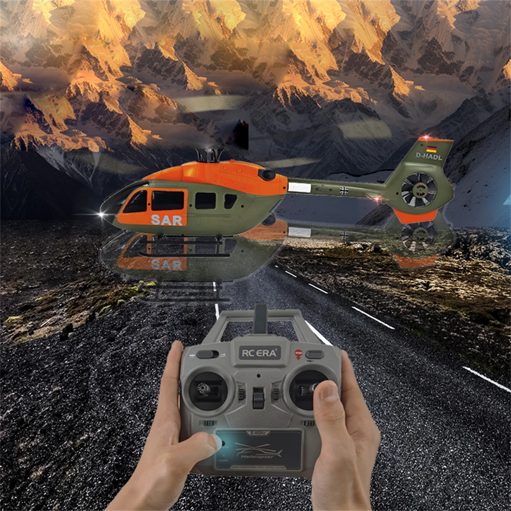 COOLBANK & RC ERA C190 1:30 H145 Scale 2.4G 6CH  6-Axis Gyro Optical Flow Localization Flybarless RC Helicopter RTF