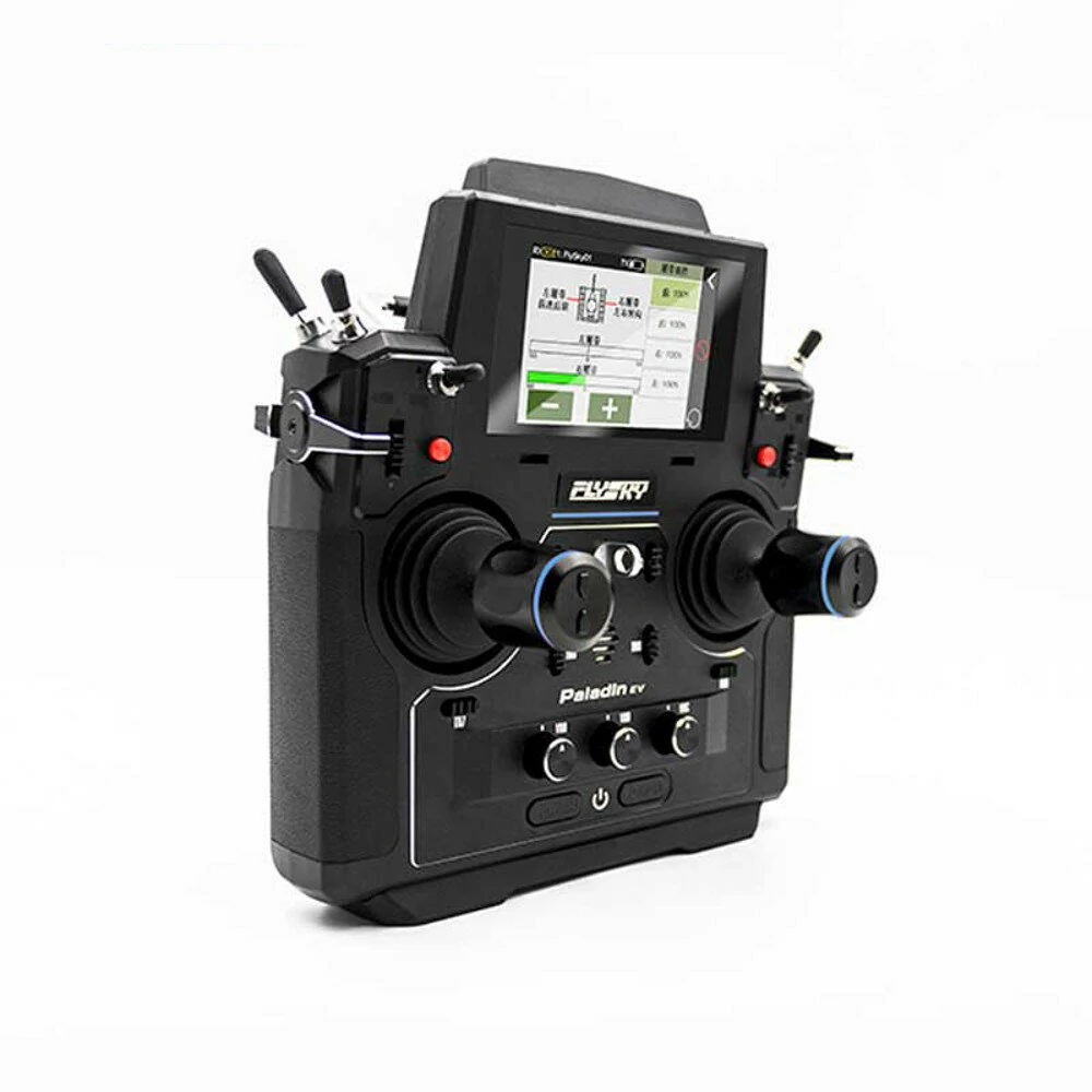 FLYSKY Paladin PL18 EV 2.4G 18CH 5D Hall Sensor Gimbals AFHDS 3 Radio Transmitter 3.5 Inch TFT Touch Screen for RC Engineering Vehicle