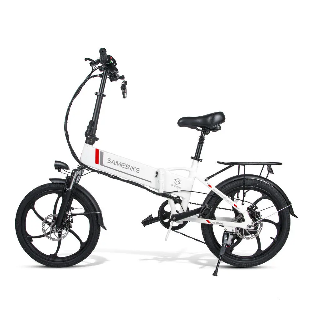 [EU Direct] SAMEBIKE 20LVXD30 Electric Bike 10.4AH 48V 350W Moped Electric Bike 20 inch E-bike 80km Mileage Electric Bike