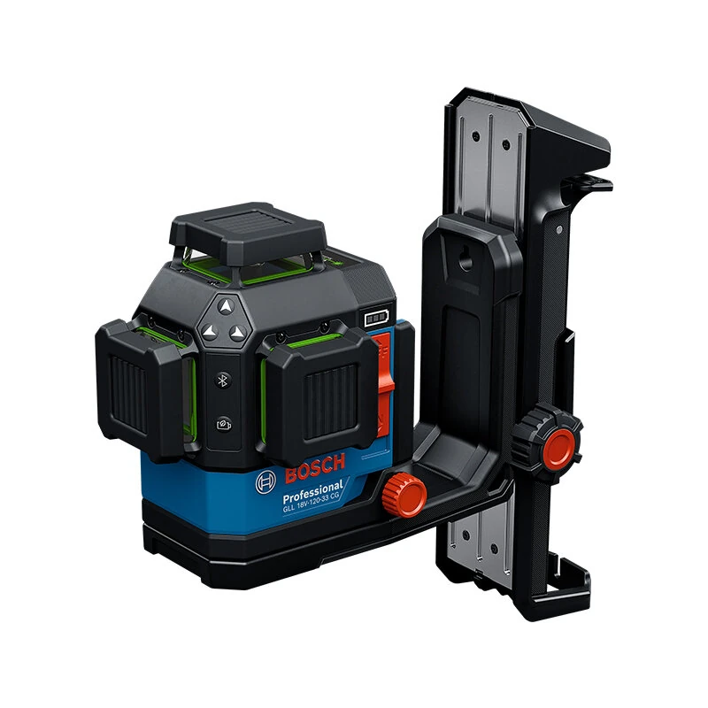 GLL 18V-120-33 CG Laser Level 12 Lines 35m Range Extendable to 120m High Precision ± 0.3 mm/m Rapid Self-Leveling IP 65