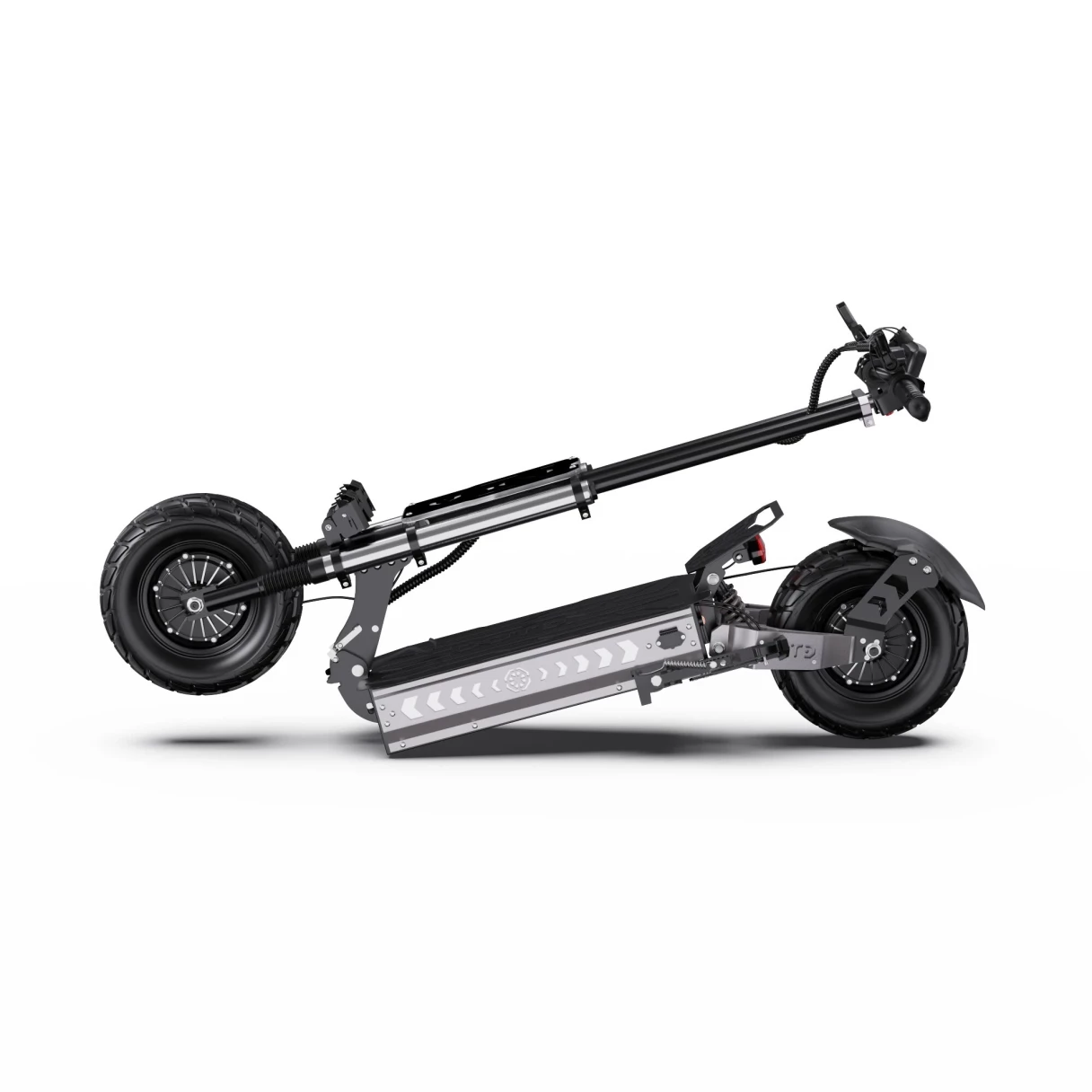 [EU Direct] OOTD T90 Electric Scooter 60V 31.2Ah Battery 60V 2100W*2 Dual Motors 13inch Off-road Tires 100KM Max Mileage 150KG Max Load Folding E-Scooter