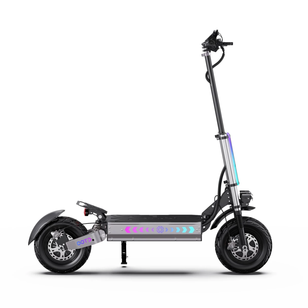 [EU Direct] OOTD T90 Electric Scooter 60V 31.2Ah Battery 60V 2100W*2 Dual Motors 13inch Off-road Tires 100KM Max Mileage 150KG Max Load Folding E-Scooter