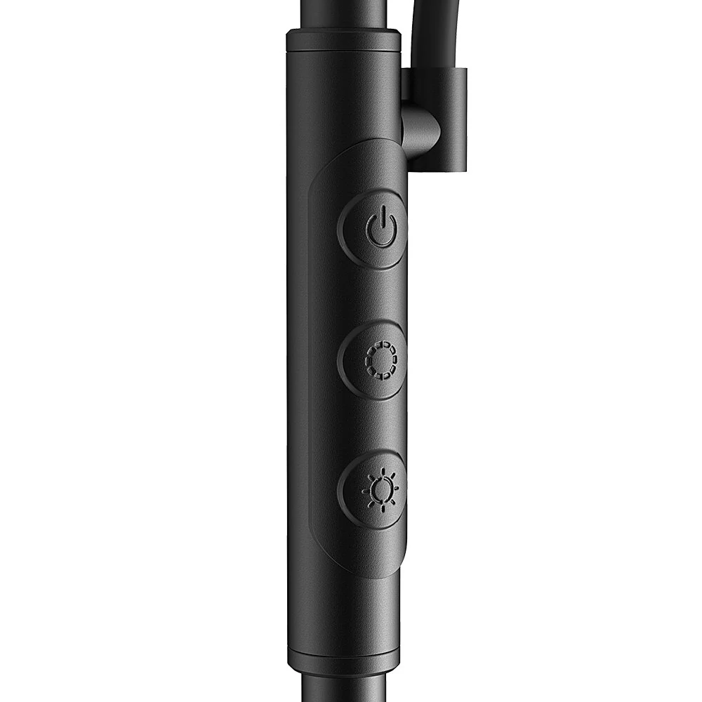BlitzWill® BWL-FL-0001 36W Two-Head Floor Lamp With Remote Control 2700K~6500K Color Temperature 10 Levels Brightness AC100~240V