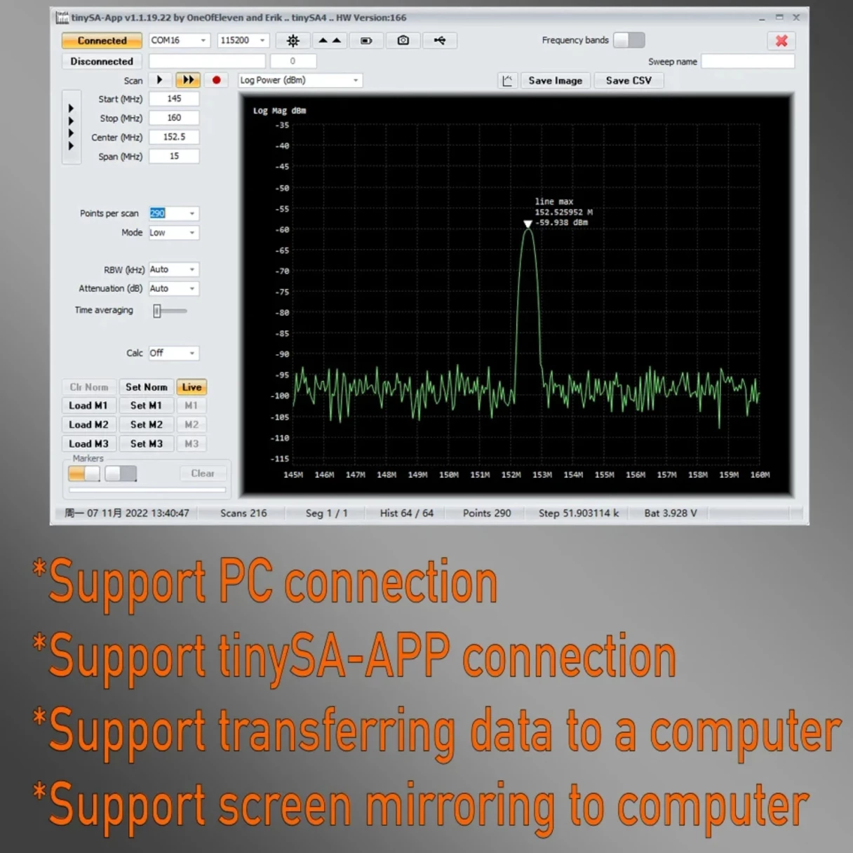 TinySA ULTRA Plus ZS406 Handheld Spectrum Analyzer 900MHz-5.4GHz 20dB LNA Module 3.98 inch IPS-TFT LCD 5000mAh Battery Portable Analyzer