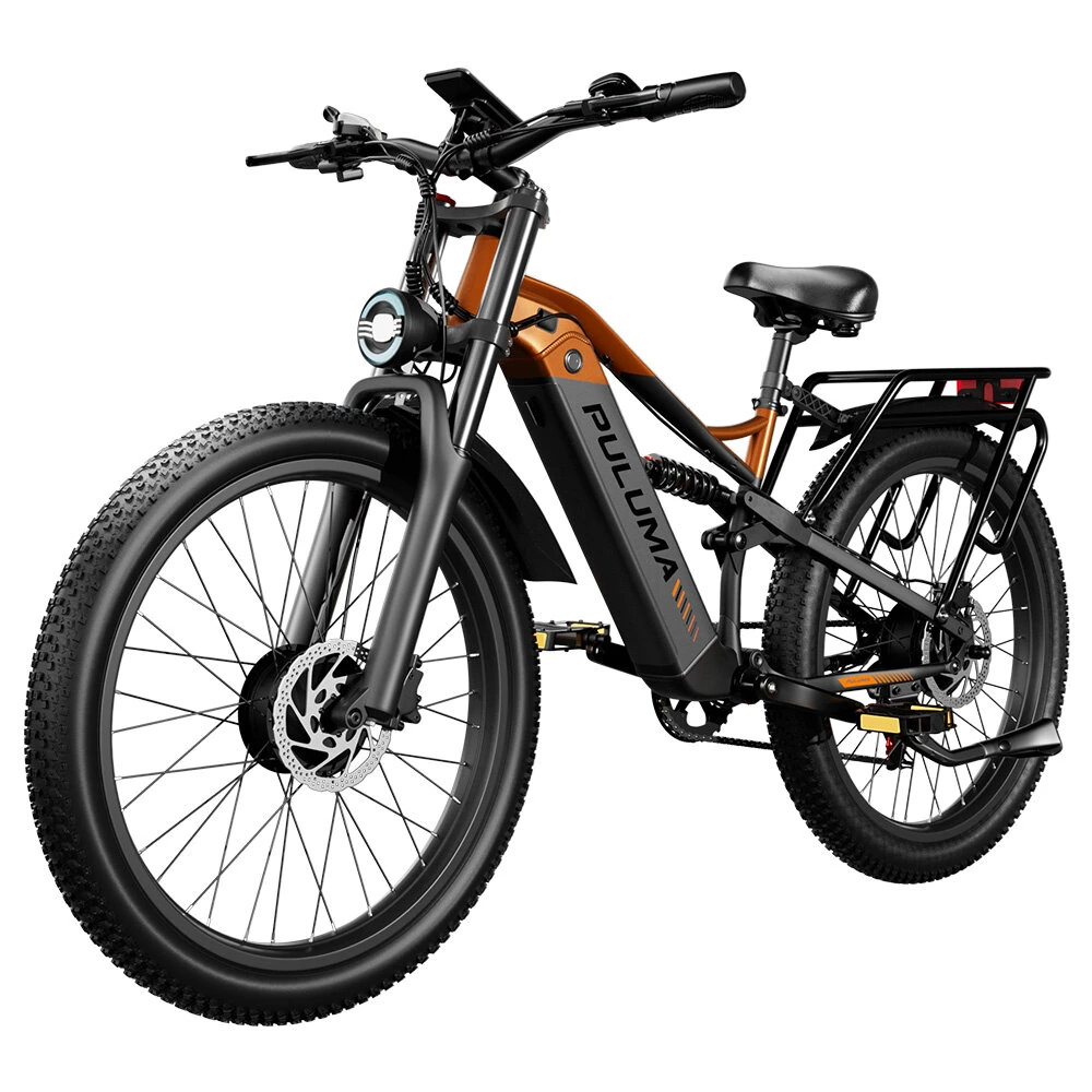 [EU DIRECT] PULUMA PE86 PRO Electric Bike 48V 20Ah SamsungBattery 500W*2 Dual Motors 26inch Tires Torque Sensor 150KM Mileage Range 150KG Max Load Electric Bicycle