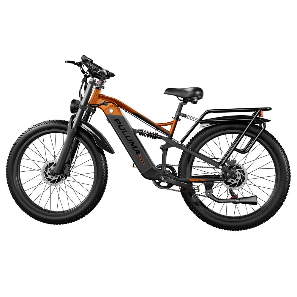[EU DIRECT] PULUMA PE86 PRO Electric Bike 48V 20Ah SamsungBattery 500W*2 Dual Motors 26inch Tires Torque Sensor 150KM Mileage Range 150KG Max Load Electric Bicycle