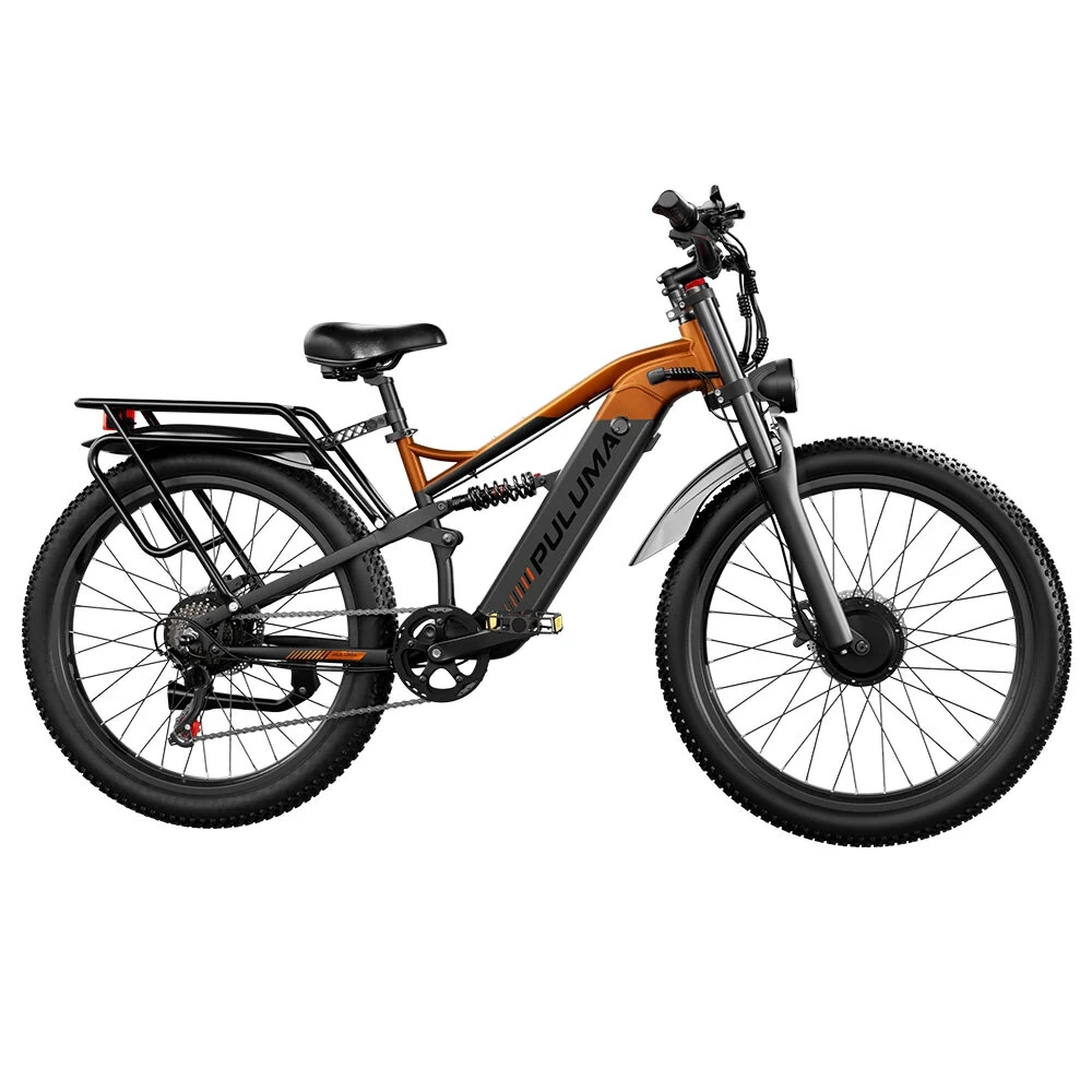 [EU DIRECT] PULUMA PE86 PRO Electric Bike 48V 20Ah SamsungBattery 500W*2 Dual Motors 26inch Tires Torque Sensor 150KM Mileage Range 150KG Max Load Electric Bicycle