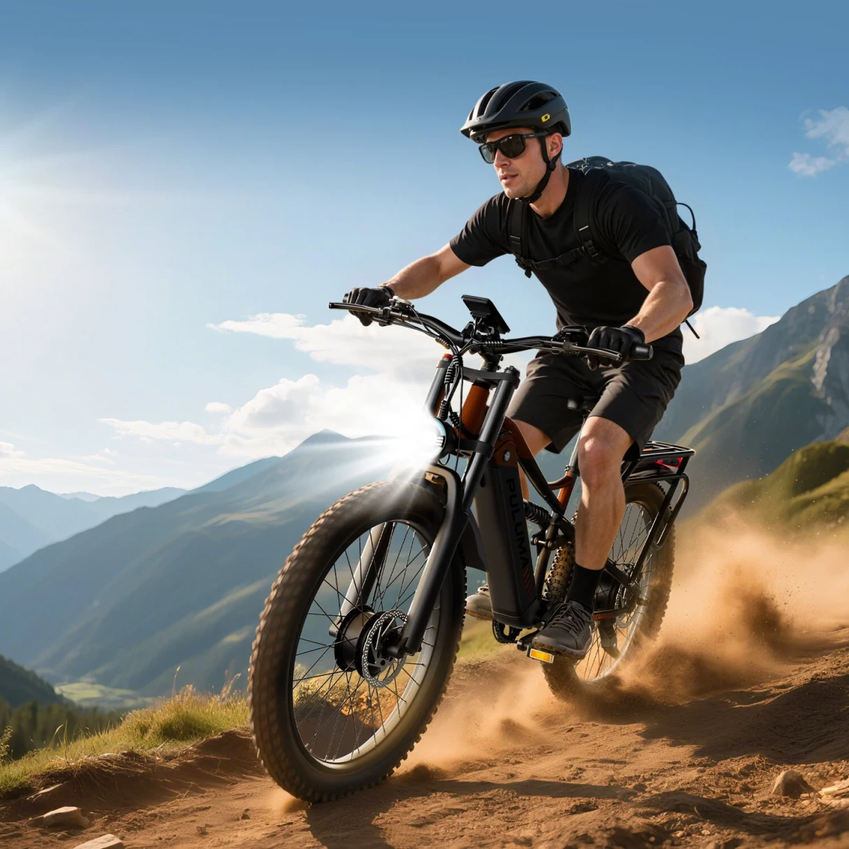 [EU DIRECT] PULUMA PE86 PRO Electric Bike 48V 20Ah SamsungBattery 500W*2 Dual Motors 26inch Tires Torque Sensor 150KM Mileage Range 150KG Max Load Electric Bicycle
