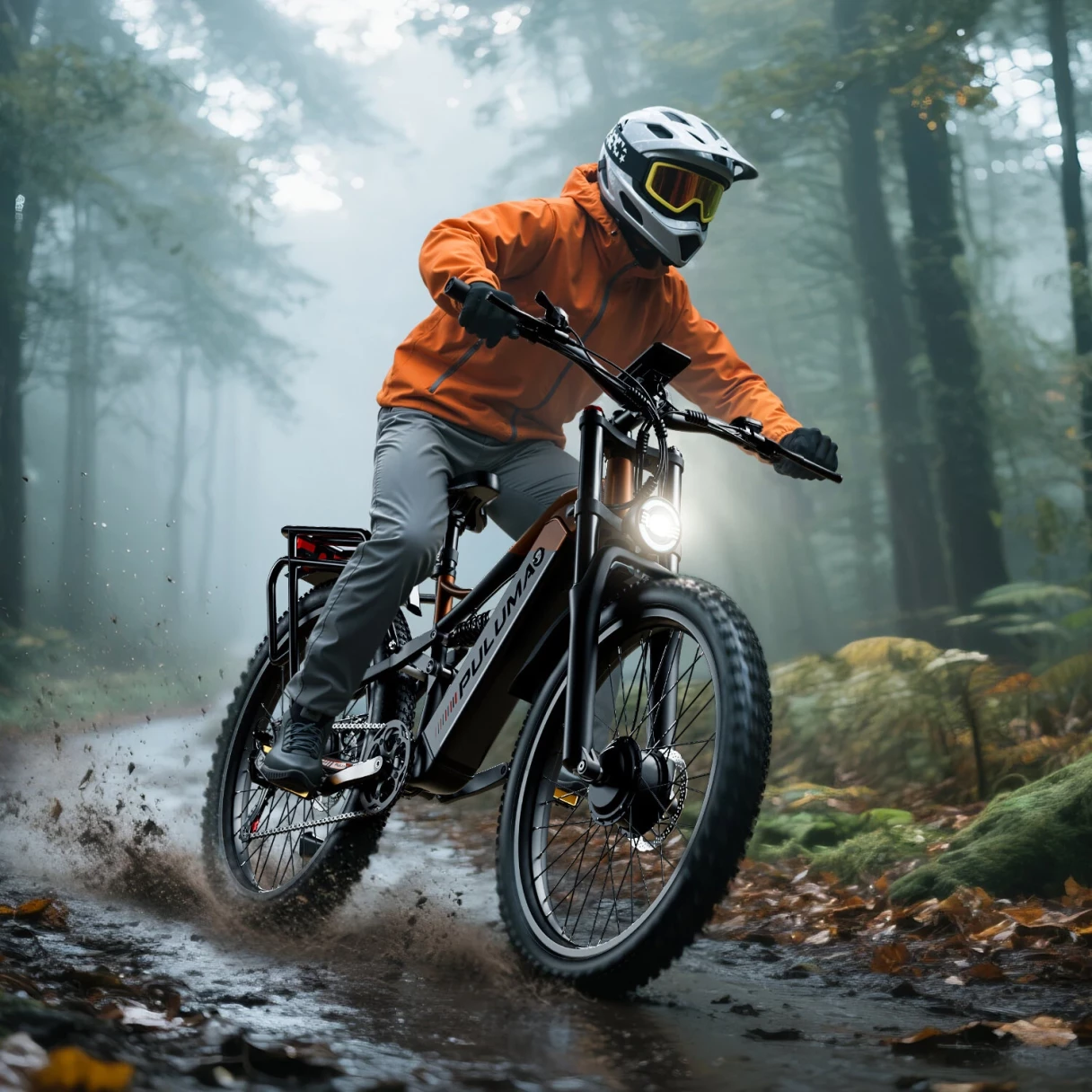 [EU DIRECT] PULUMA PE86 PRO Electric Bike 48V 20Ah SamsungBattery 500W*2 Dual Motors 26inch Tires Torque Sensor 150KM Mileage Range 150KG Max Load Electric Bicycle