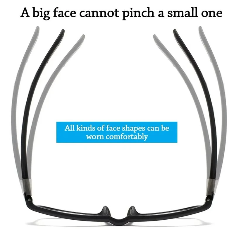 Ultralight Sports Reading Glasses Anti-blue Light Eyewear Glasses TR90 Frame Presbyopia Eyeglasses for Men Women