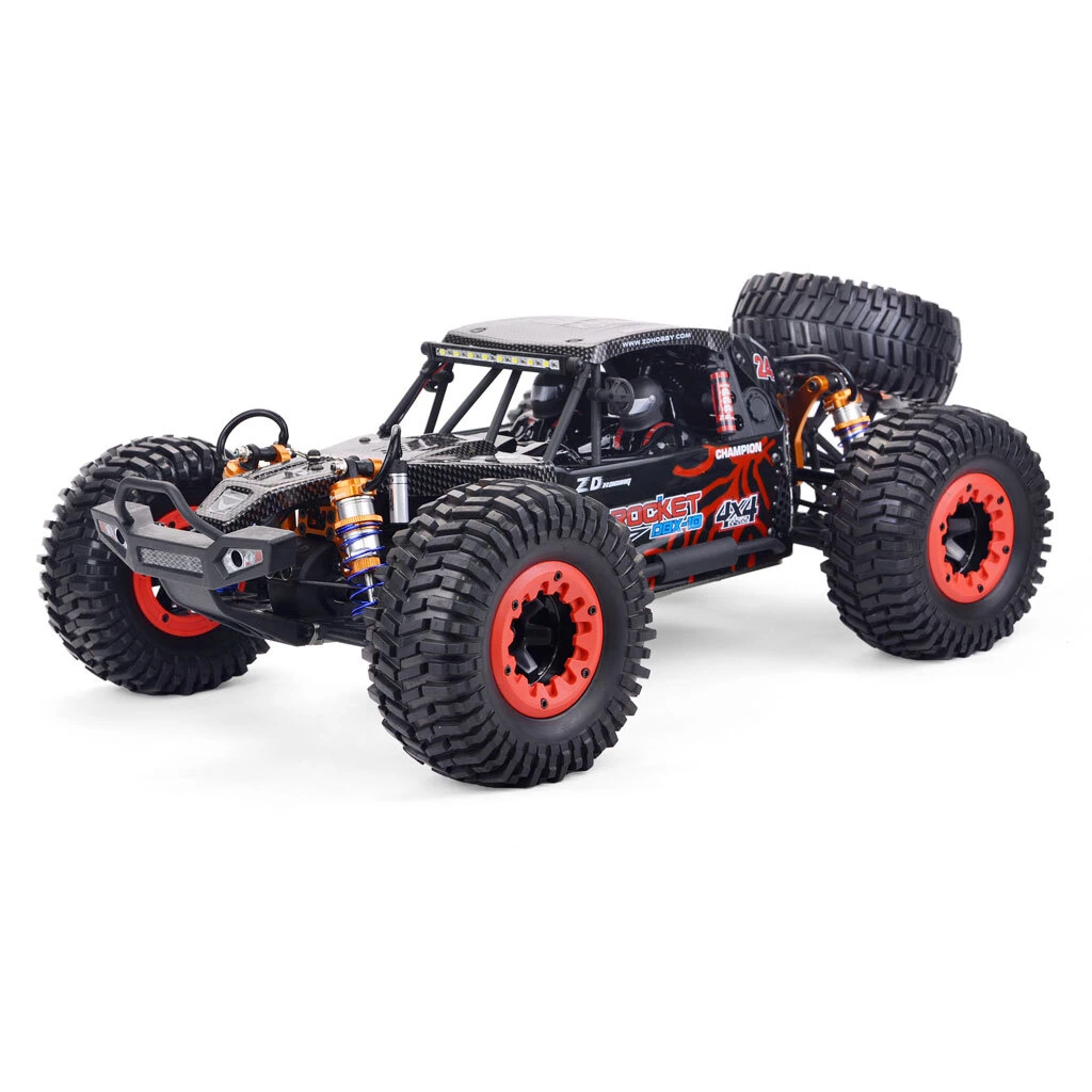 ZD Racing DBX 10 1/10 4WD 2.4G Desert Truck Brushless RC Car High Speed Off Road Vehicle Models 80km/h W/ Spare Tire