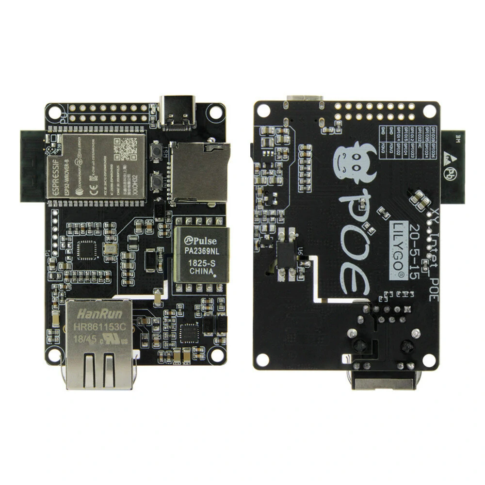 LILYGO® TTGO T-Internet-POE ESP32-WROOM LAN8720A Chip Ethernet Adapter And Downloader Expansion Board Programmable Hardware