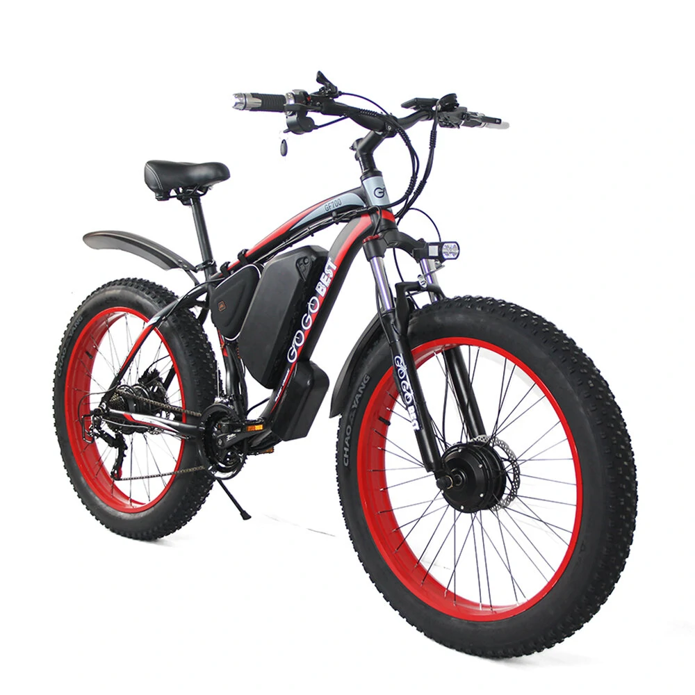 [EU DIRECT] GOGOBEST GF700 18.2Ah 48V 500W*2 Dual Motors Electric Bicycle 26inch 110km Mileage Range Max Load 200kg