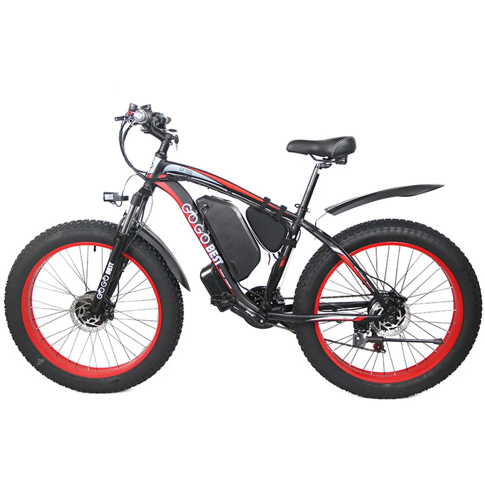 [EU DIRECT] GOGOBEST GF700 18.2Ah 48V 500W*2 Dual Motors Electric Bicycle 26inch 110km Mileage Range Max Load 200kg