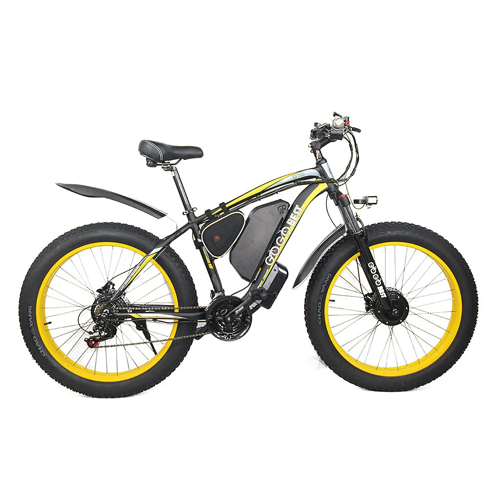 [EU DIRECT] GOGOBEST GF700 18.2Ah 48V 500W*2 Dual Motors Electric Bicycle 26inch 110km Mileage Range Max Load 200kg