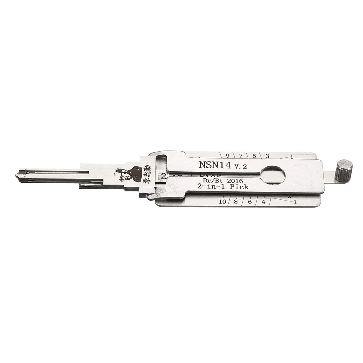 BSHAPPLUS NSN14 Dr/Bt 2 in 1 Car Door Lock Picks Decoder Unlock Tool Locksmith Tools