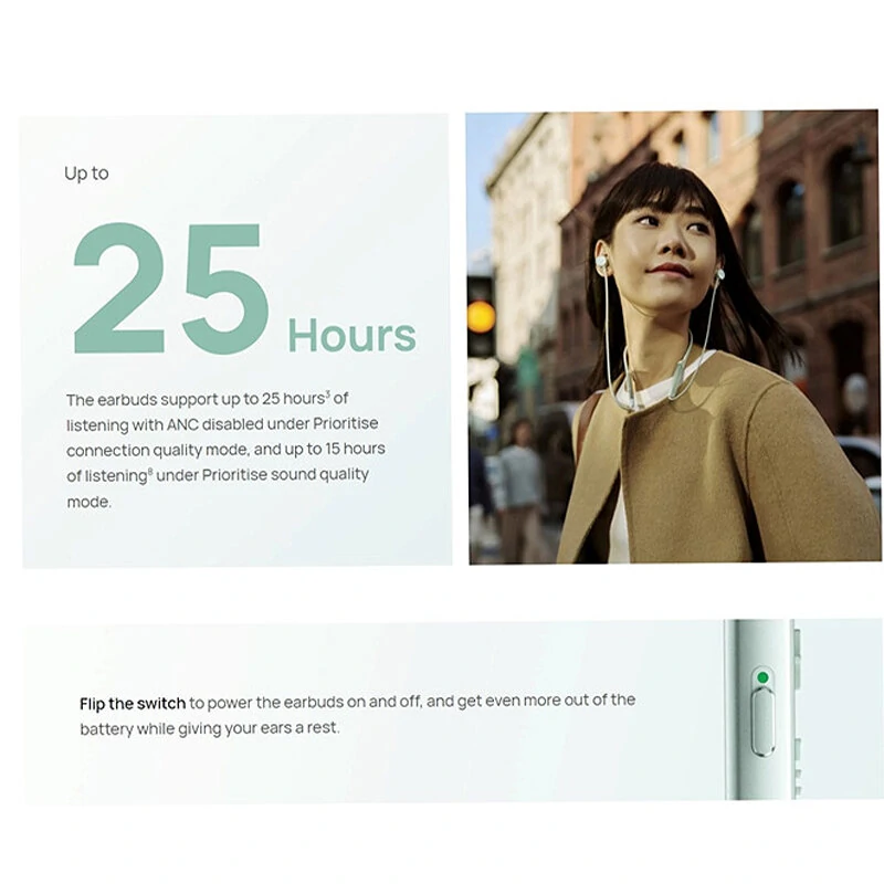 Huawei Freelace Pro 2 Wireless Earphone bluetooth Earphone Neckband ANC HWA Hi-Res Audio 5-Mic Call Noise Cancelling 25H Playback IP55 Waterproof In-ear Sports Headset