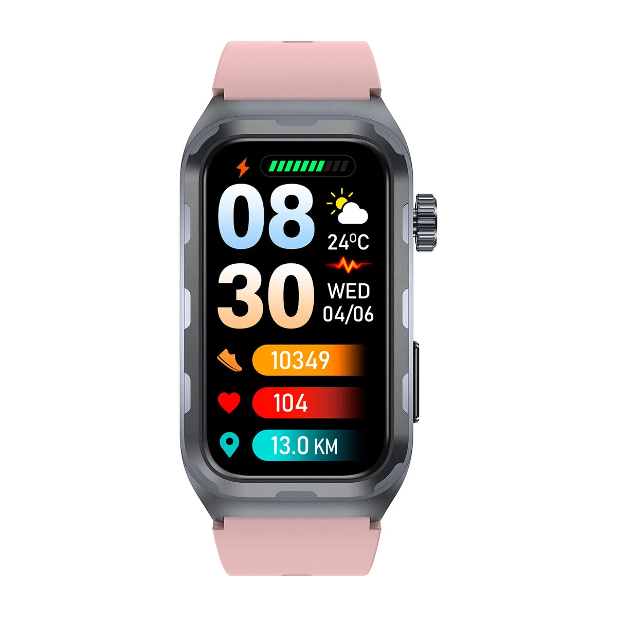 TK79 1.47-inch HD Screen ECG Micro Physical Examination Pulse Therapy Five Oragan Examination Heart Rate Blood Pressure Blood Oxygen Monitor Sleep Monitoring Uric Acid Function Blood Lipid Blood Glucose Measurement IP68 Waterproof Smart Watch