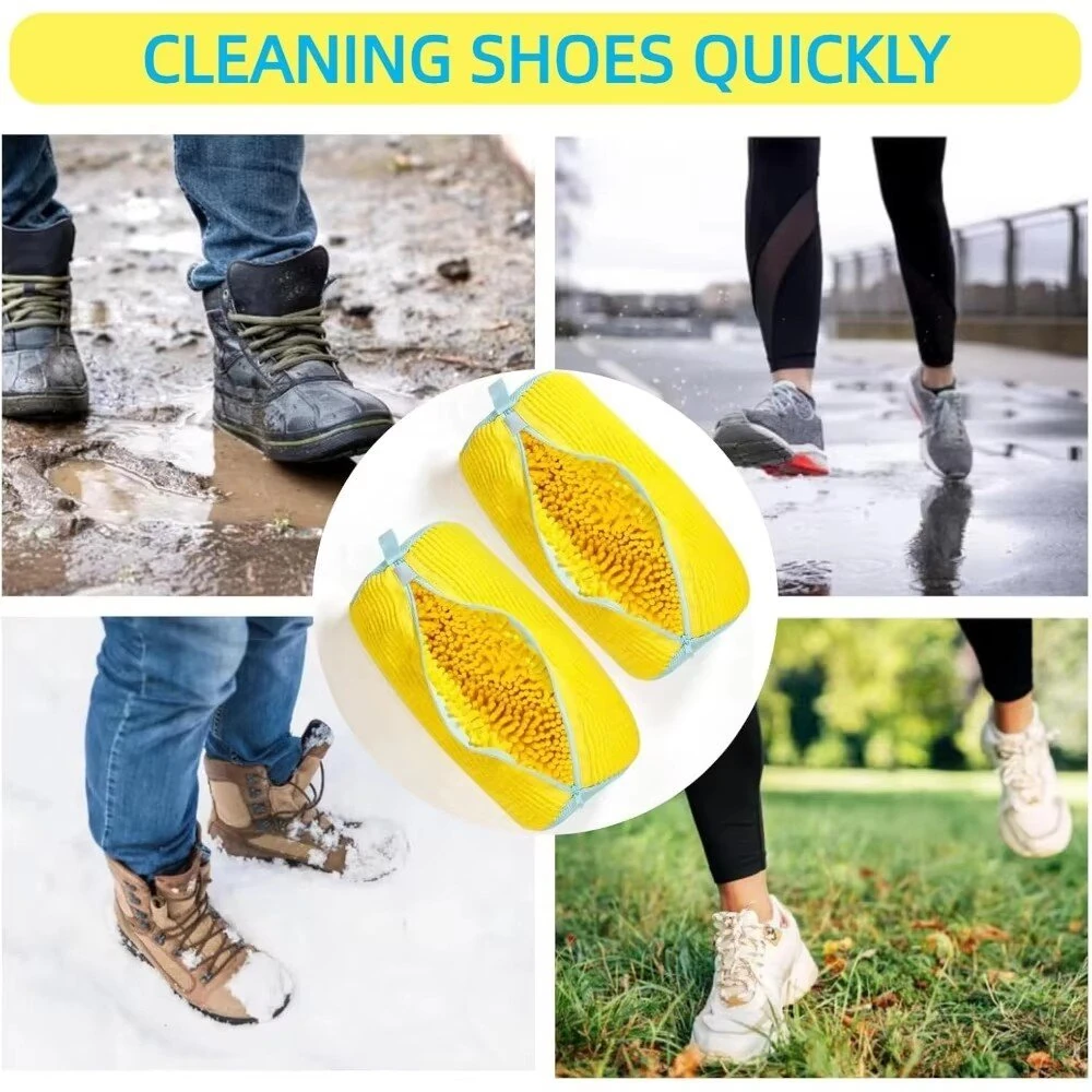 2PCS Shoe Washing Machine Wash Bag Laundry Wash Bag Universal for Sneakers Casual Shoes