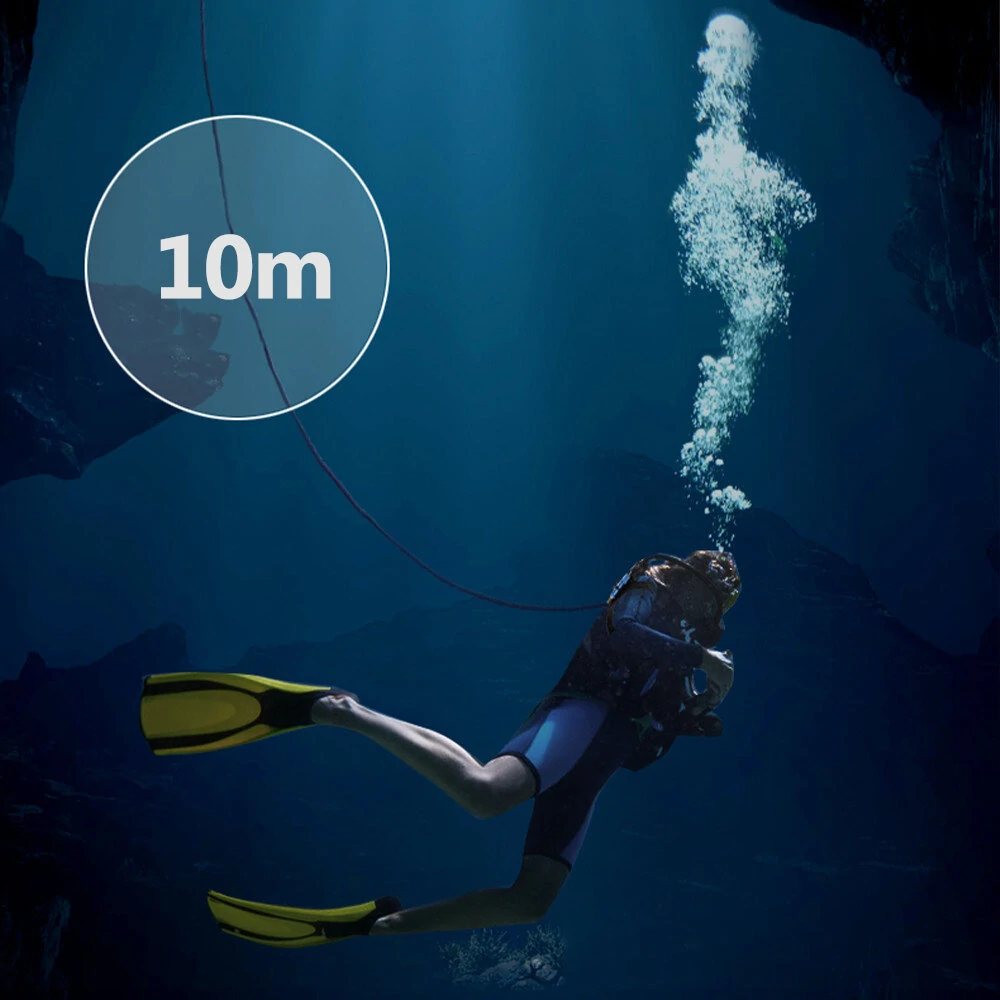 [EU Direct] LIEYU Upgraded Z270 Scuba Diving Snorkel Equipment 14M Breathing Tube 3.5h Endurance Underwater 10M Floating Diving Ventilator System EU Plug