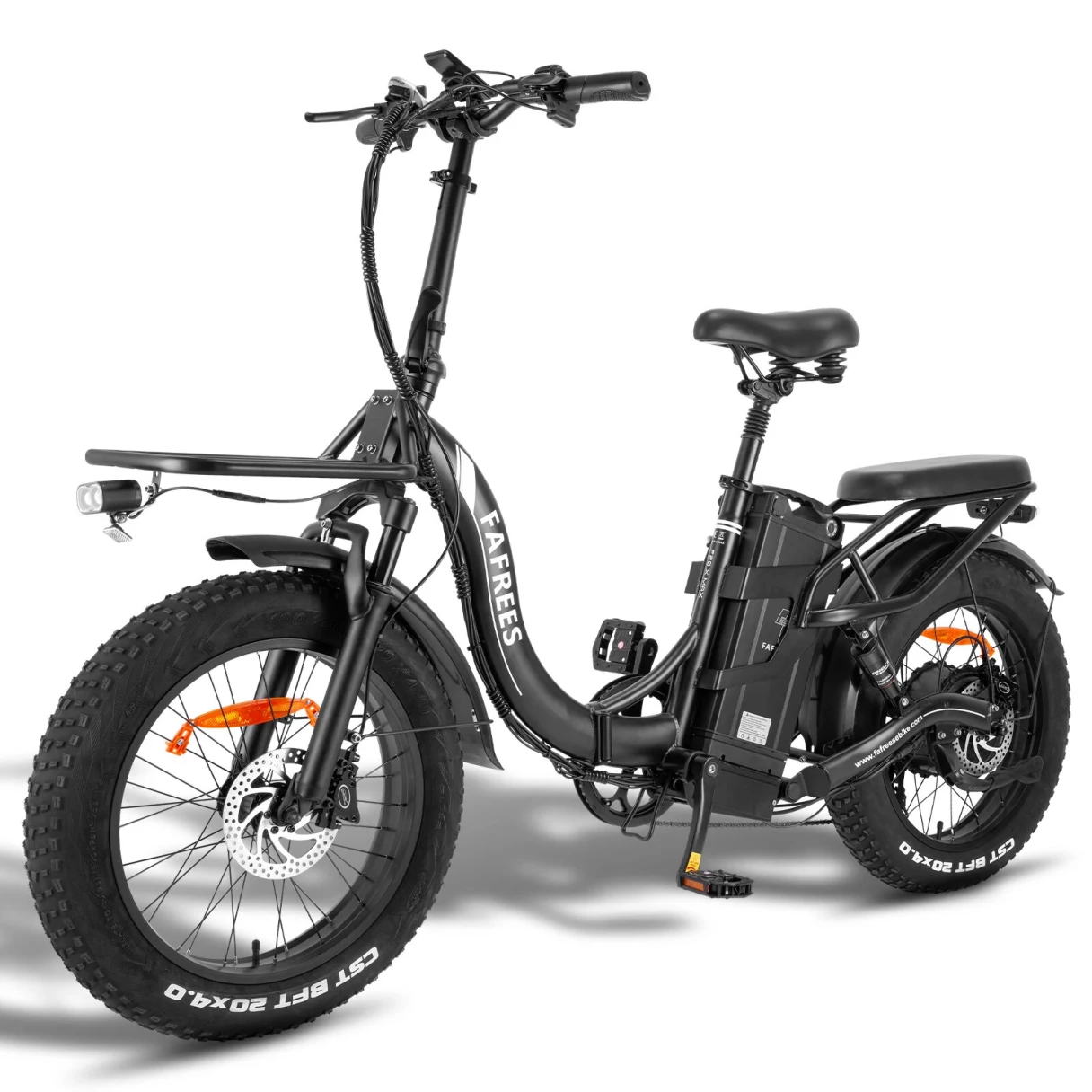 [EU DIRECT] FAFREES F20 X-MAX Electric Bike 750W Motor 48V 30AH Battery 20*4.0inch Fat Tires 180-220KM Max Mileage 150KG Max Load Folding Electric Bicycle