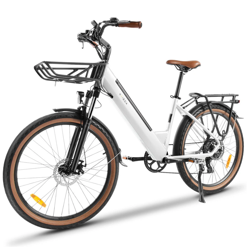 [EU DIRECT] KAISDA K601 Electric Bike 36V 16AH Battery 250W Motor 26inch Tires 90-100KM Max Mileage 150KG Max Load Electric Bicycle