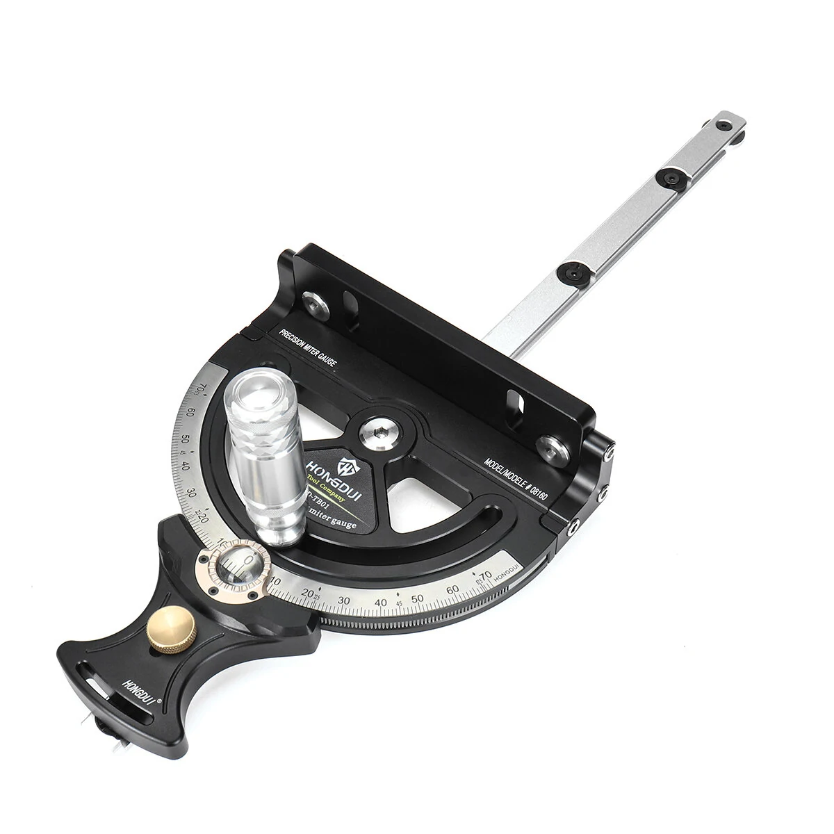 HONGDUI HD-MG21 Mitre Gauge Fence Fit For Most Bosch Festool Dewalt Small Table Saw 50 Degree Angle Fence Use for Small Table Saw