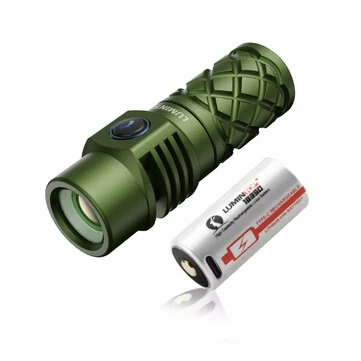 Lumintop THORMINI 700M Long Distance LEP Flashlight Titanium & Aluminium Flashlight with 18350 Battery, 250 Lumens Long Shoot Beam Strong LEP Spotlight Portable Search Torch Outdoor Survival