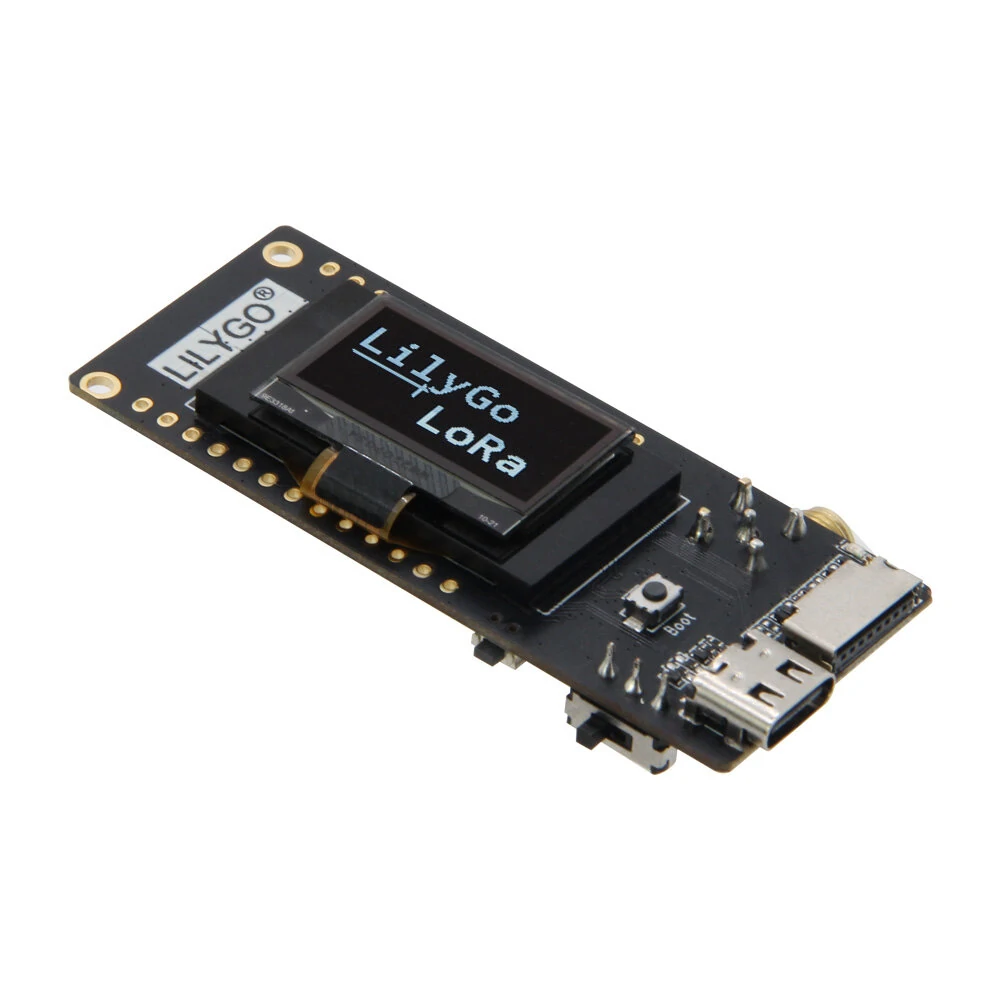 LILYGO® T3S3 ESP32-S3 LoRa SX1262/SX1276 SX1280 2.4G Development Board WiFi Bluetooth Wireless Module 0.96 Inch OLED Display Type-C